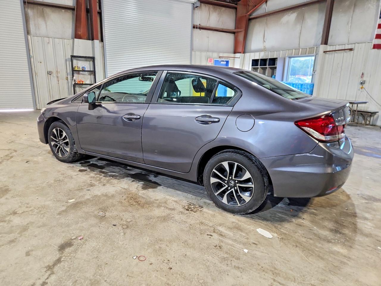 2015 Honda Civic Lx Gray vin: 19XFB2F57FE283130
