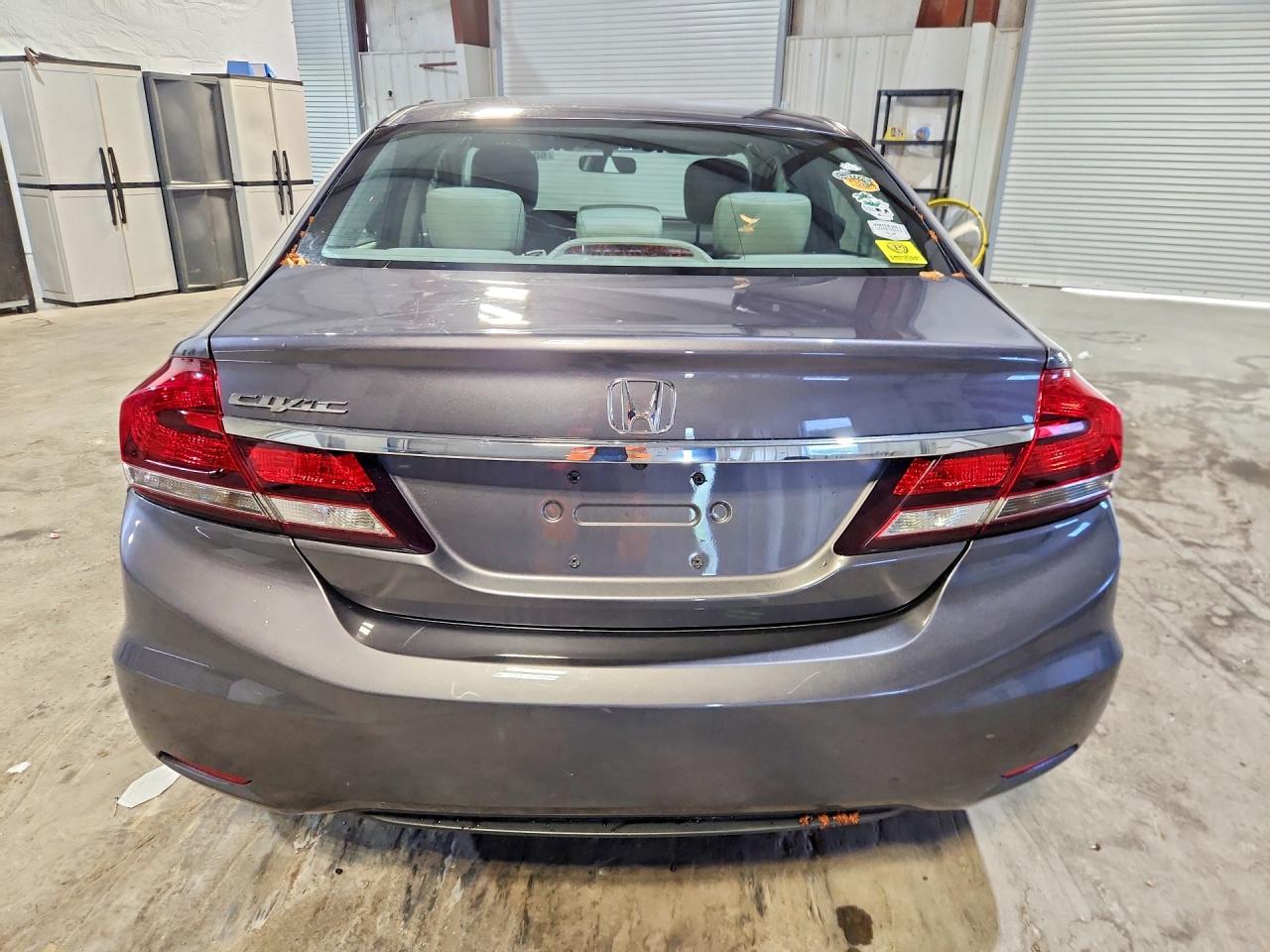 2015 Honda Civic Lx Gray vin: 19XFB2F57FE283130
