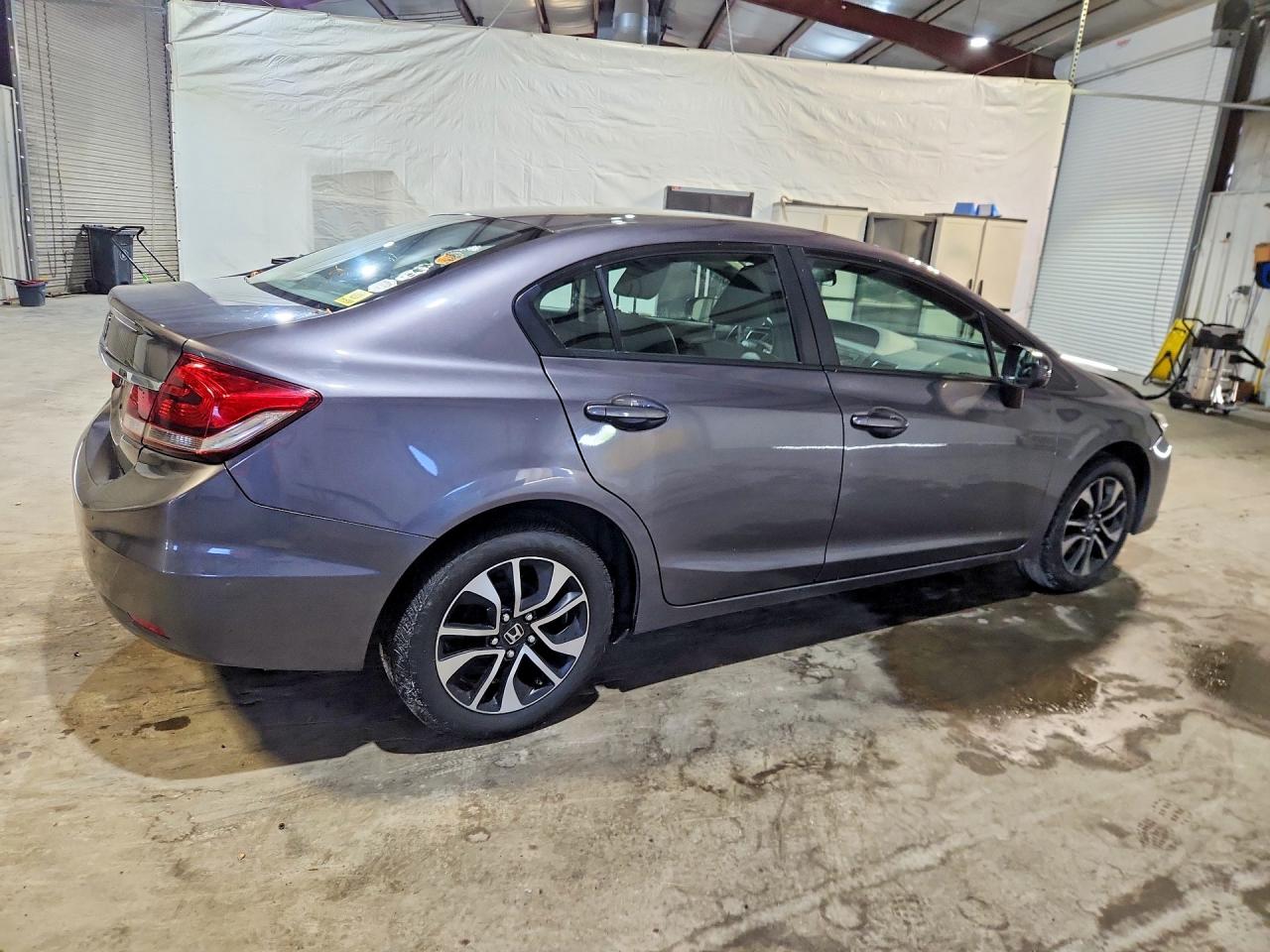2015 Honda Civic Lx Gray vin: 19XFB2F57FE283130