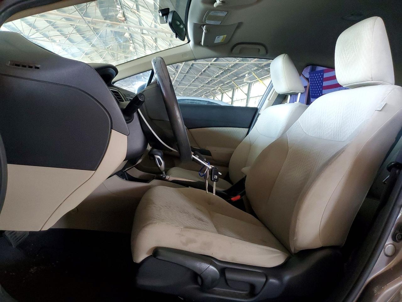 2015 Honda Civic Lx Brown vin: 19XFB2F57FE290739