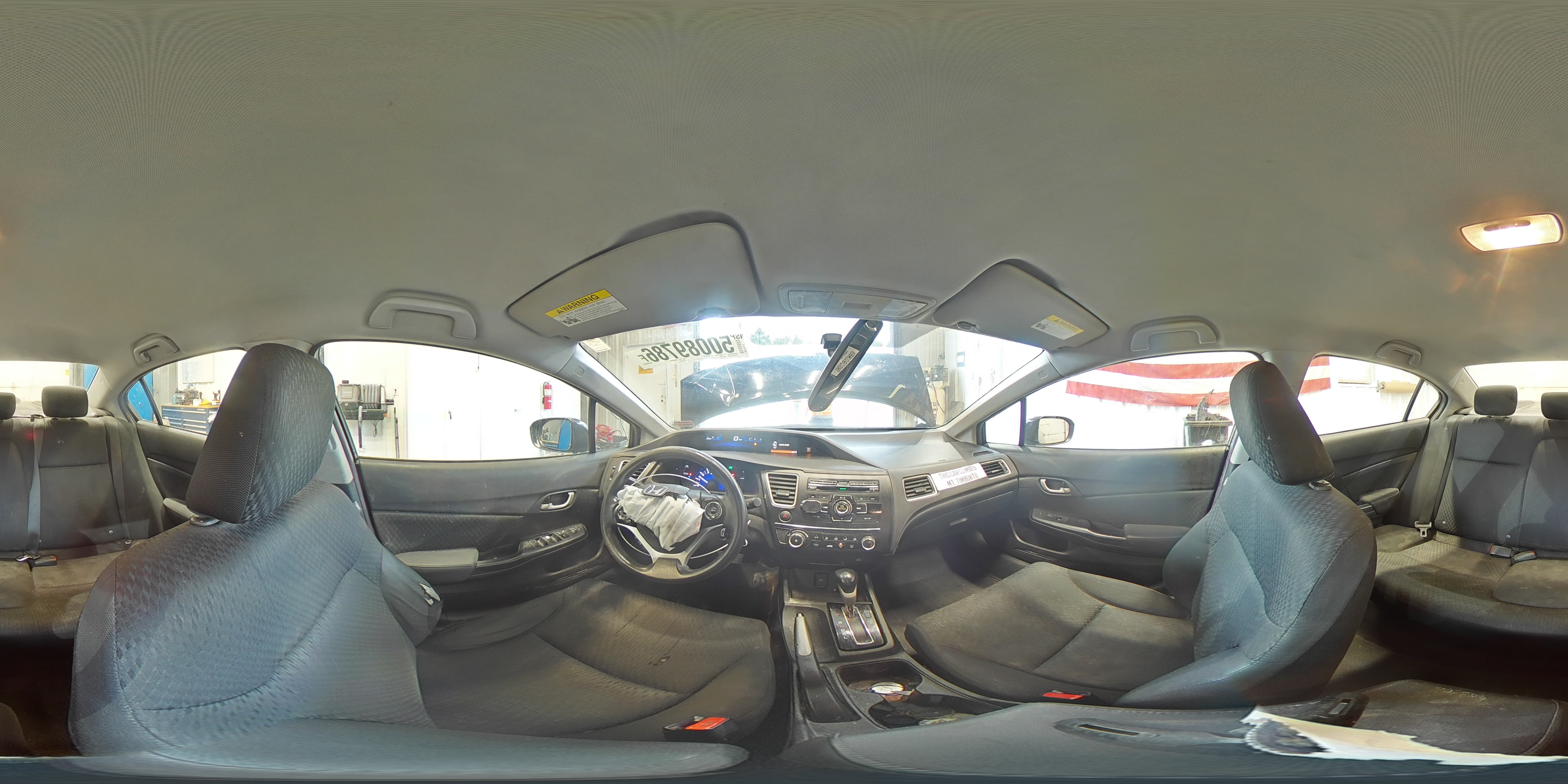 2015 Honda Civic Lx Black vin: 19XFB2F57FE295763