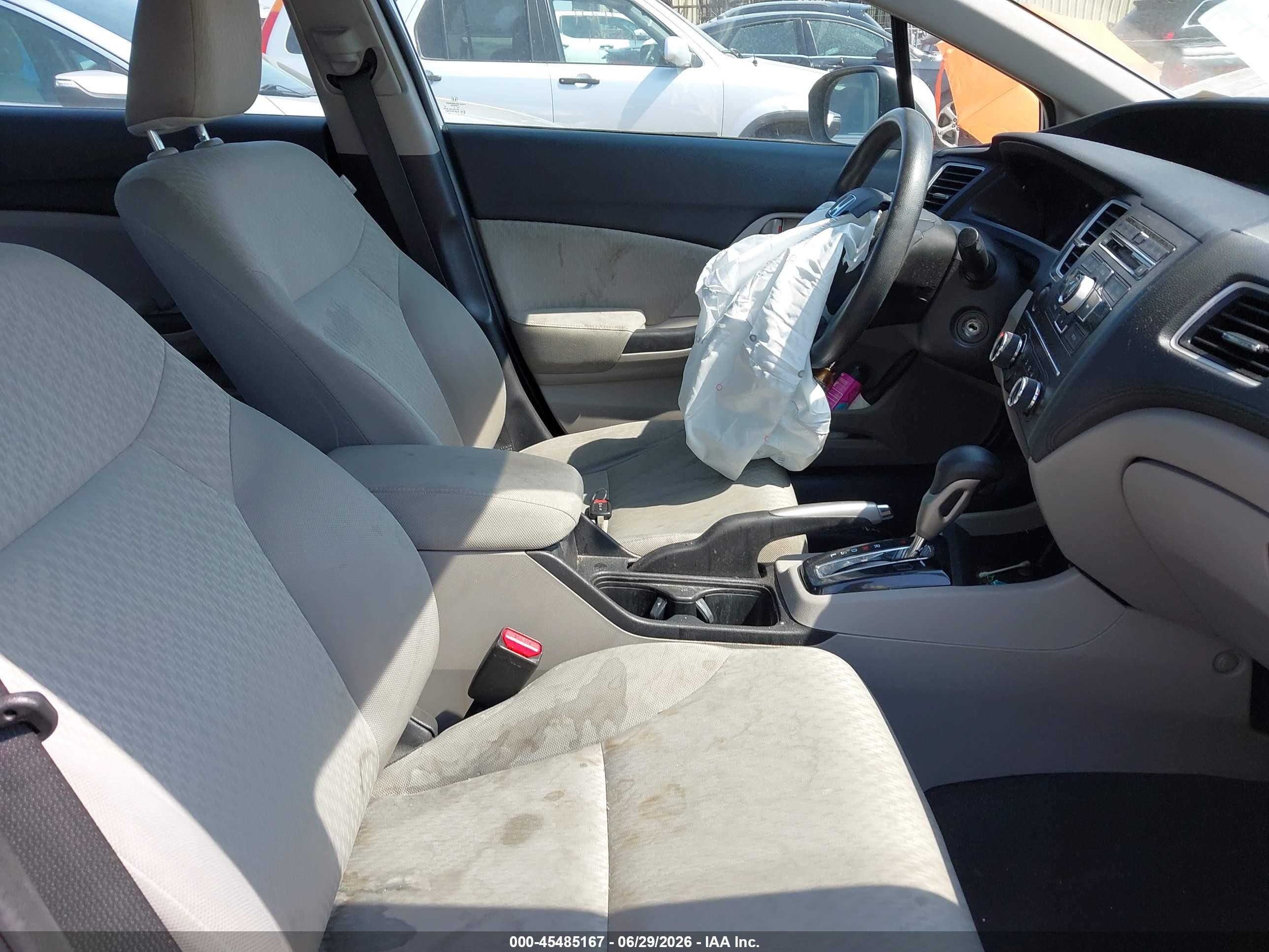 2015 Honda Civic Lx Silver vin: 19XFB2F57FE296346