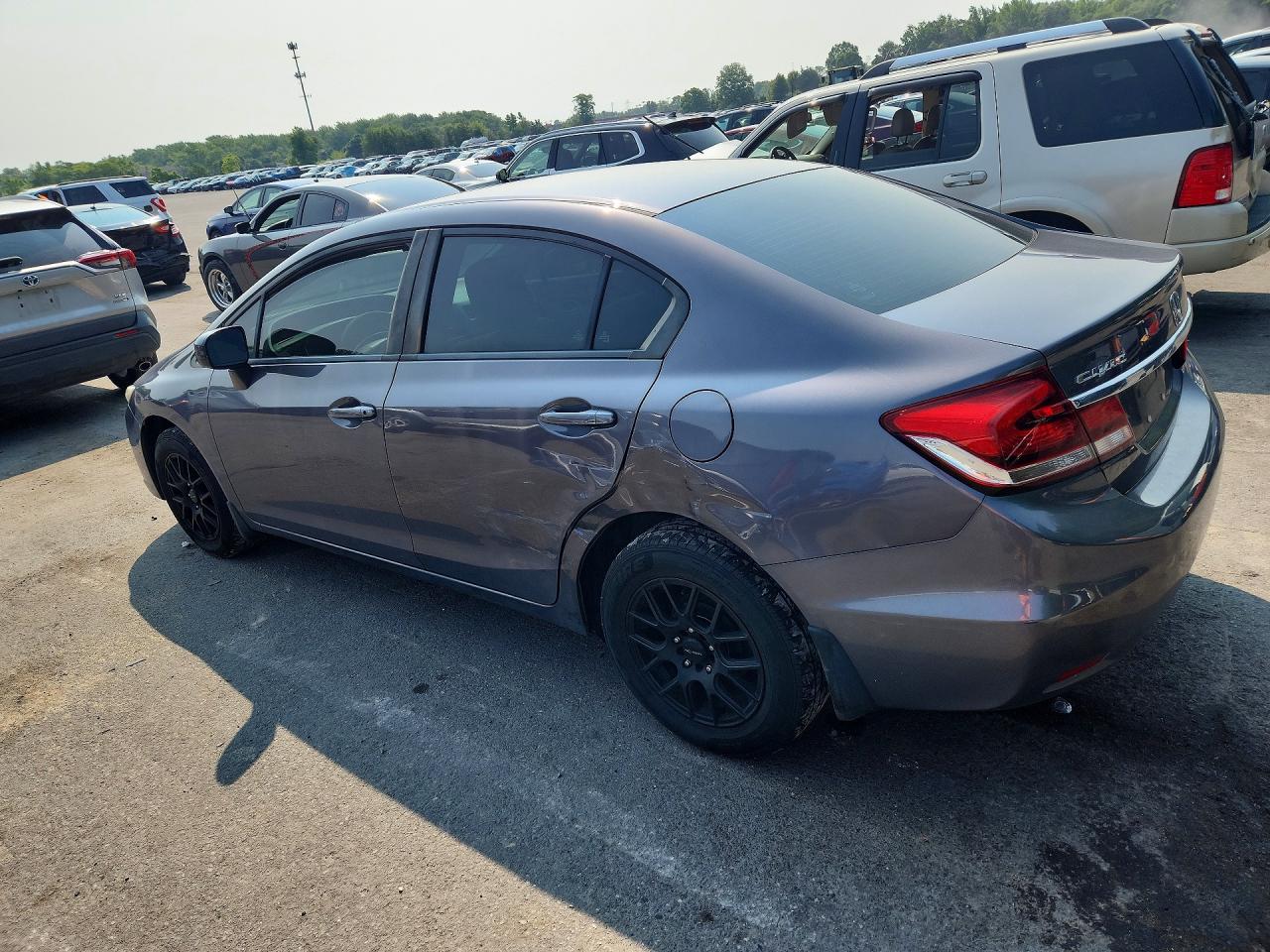 2015 Honda Civic Lx Gray vin: 19XFB2F57FE701718