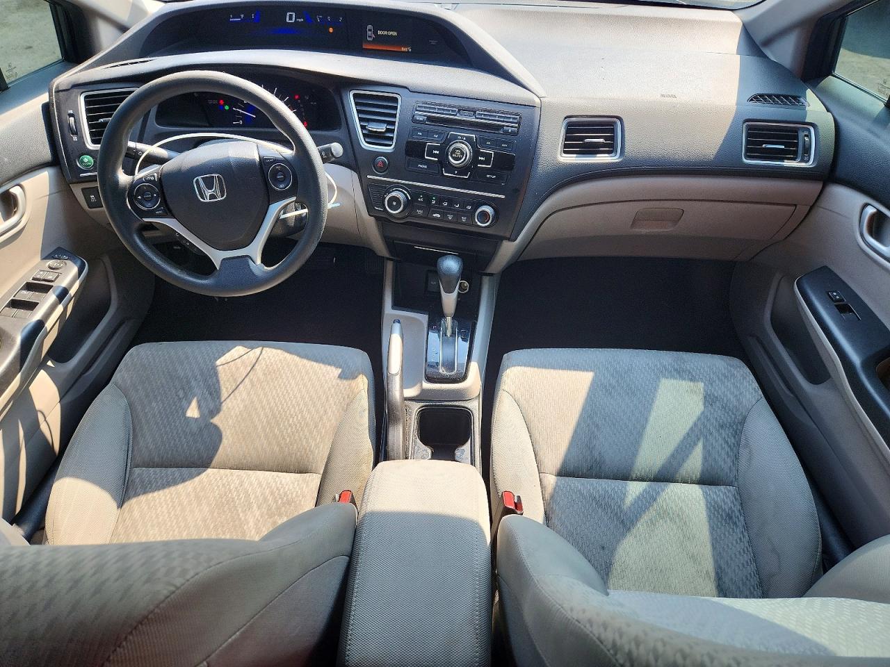 2015 Honda Civic Lx Gray vin: 19XFB2F57FE701718