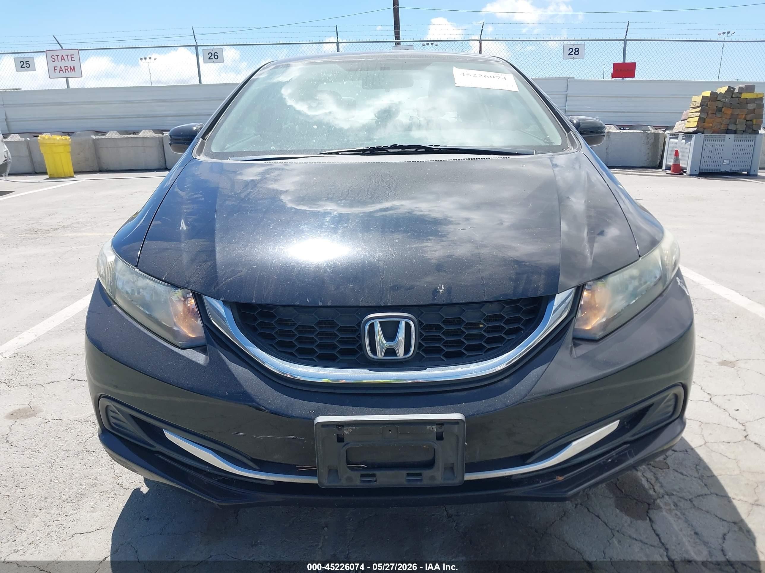 2015 Honda Civic Lx Black vin: 19XFB2F57FE706322