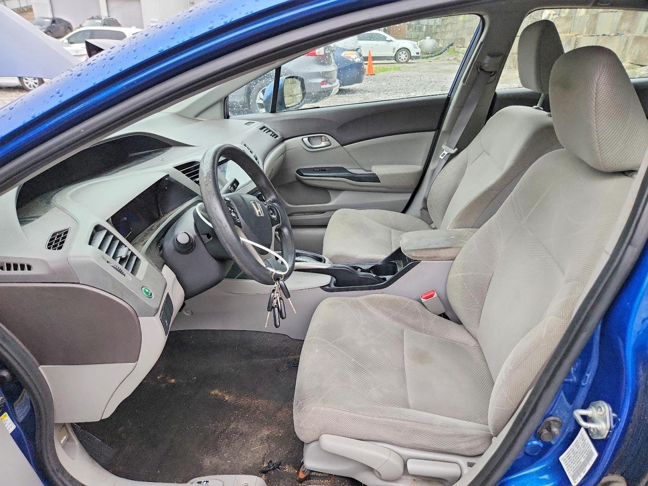 2012 Honda Civic Lx Blue vin: 19XFB2F58CE001329