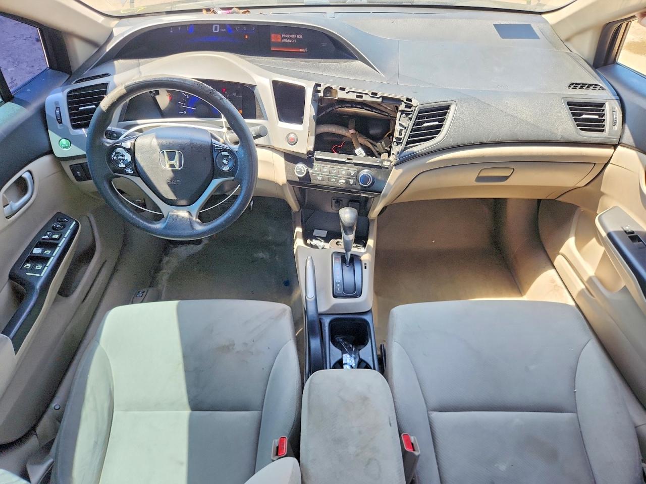 2012 Honda Civic Lx Gray vin: 19XFB2F58CE003081