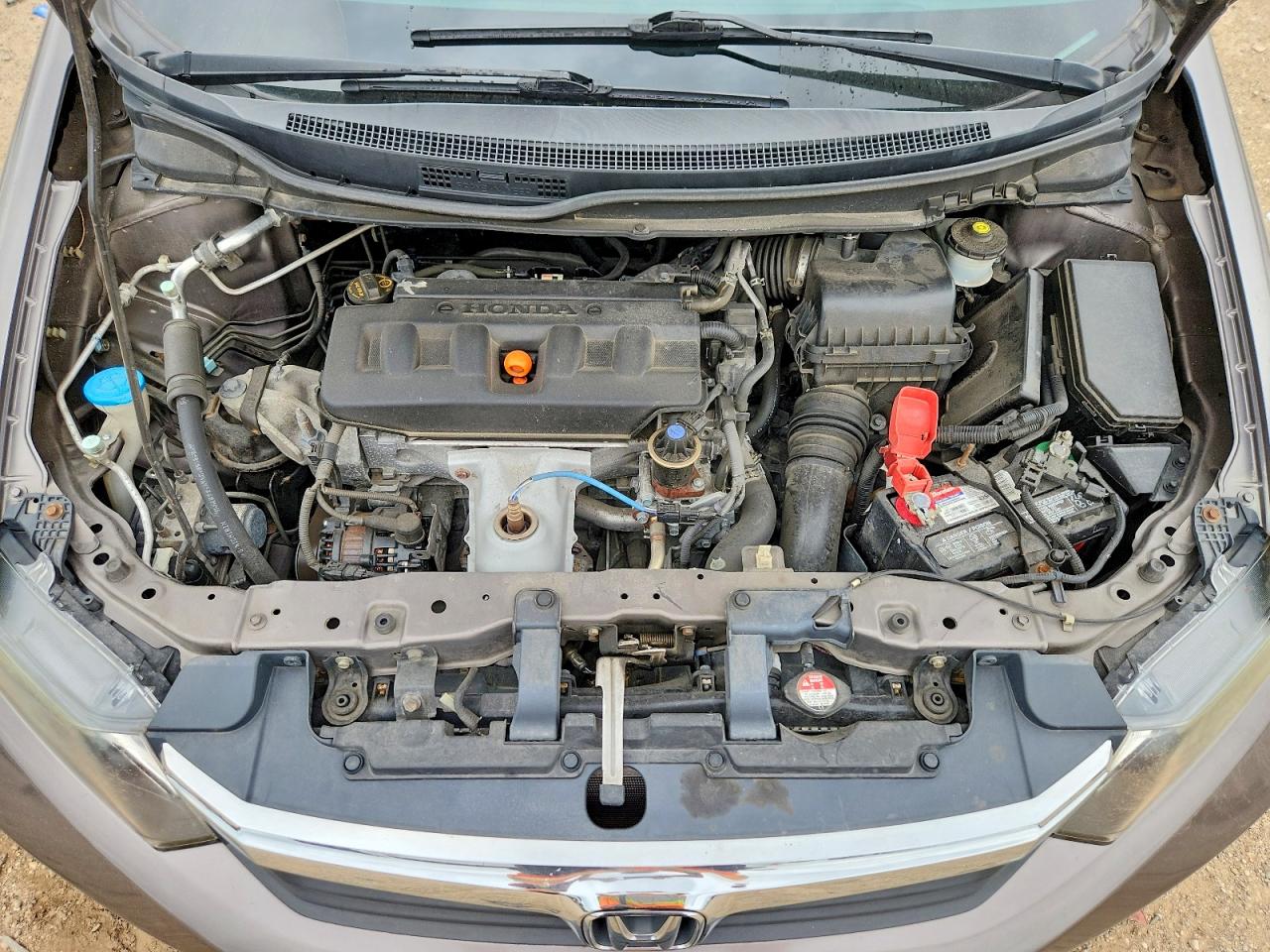 2012 Honda Civic Lx Gray vin: 19XFB2F58CE041829