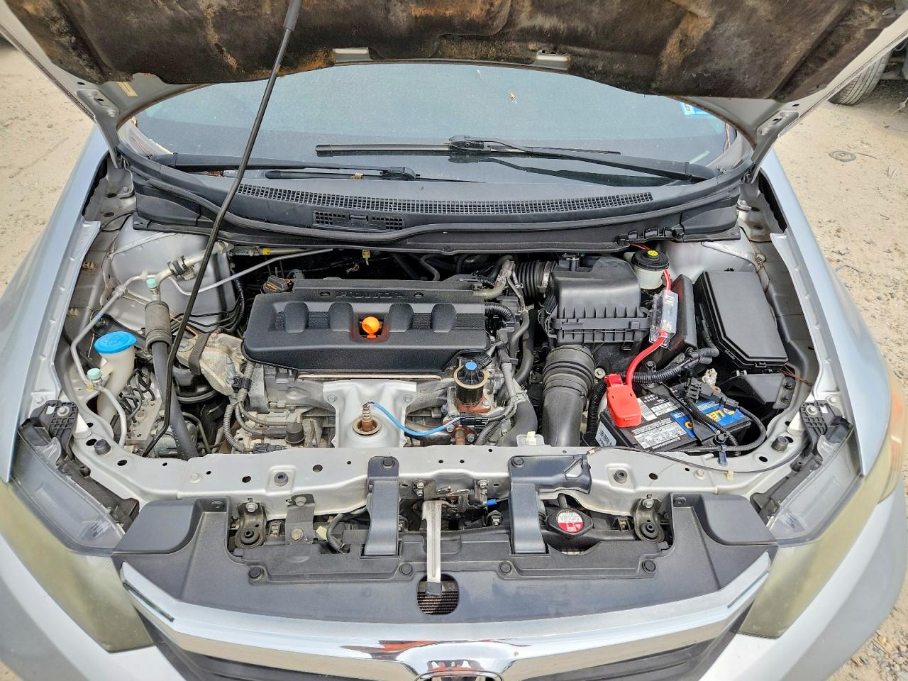 2012 Honda Civic Lx Silver vin: 19XFB2F58CE042656
