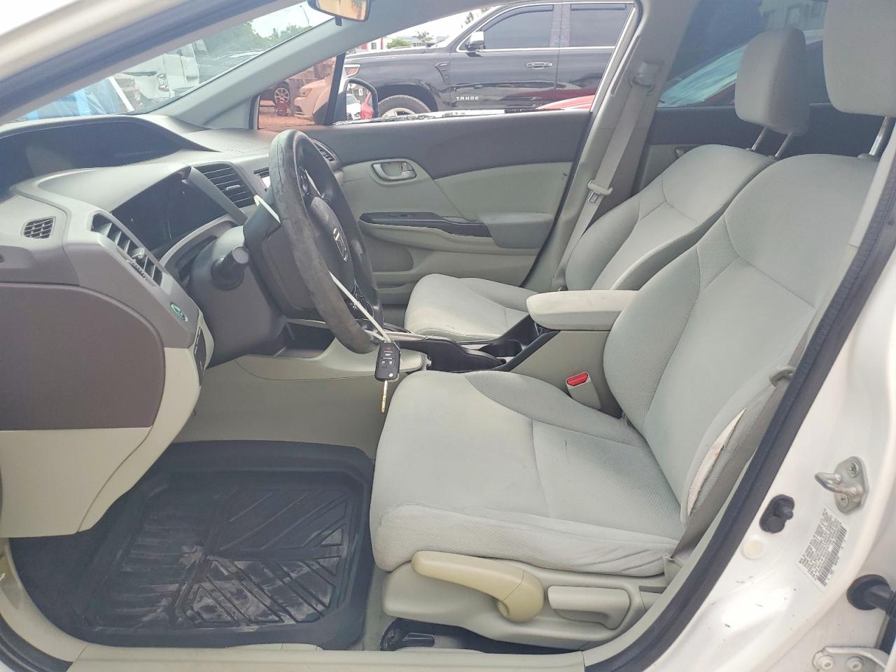 2012 Honda Civic Lx Белый vin: 19XFB2F58CE054628