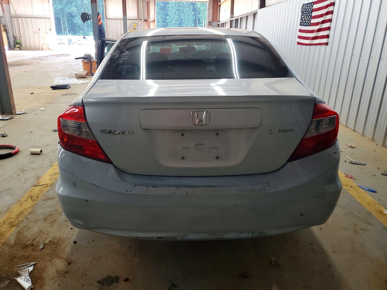 2012 Honda Civic Lx Silver vin: 19XFB2F58CE060526