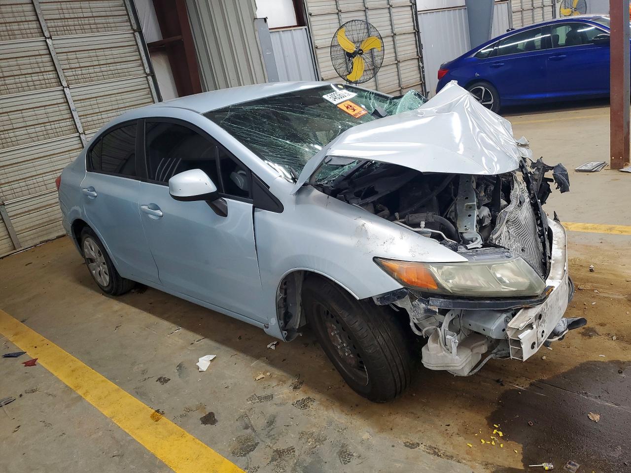 2012 Honda Civic Lx Silver vin: 19XFB2F58CE060526
