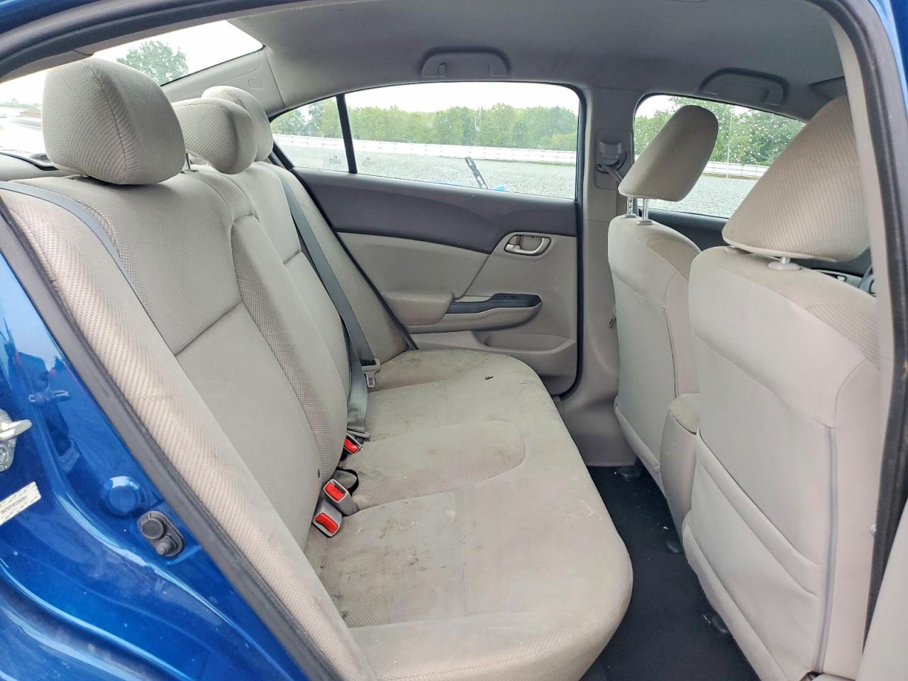 2012 Honda Civic Lx Blue vin: 19XFB2F58CE062924