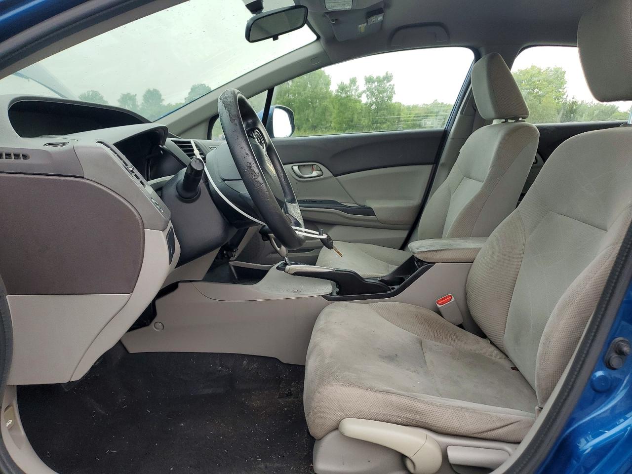 2012 Honda Civic Lx Blue vin: 19XFB2F58CE062924