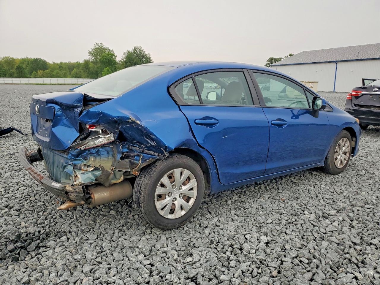 2012 Honda Civic Lx Blue vin: 19XFB2F58CE062924