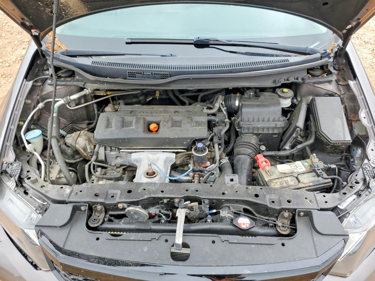 2012 Honda Civic Lx Gray vin: 19XFB2F58CE065211