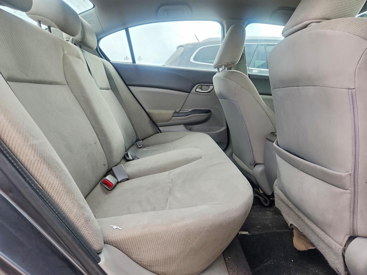 2012 Honda Civic Lx Gray vin: 19XFB2F58CE072272