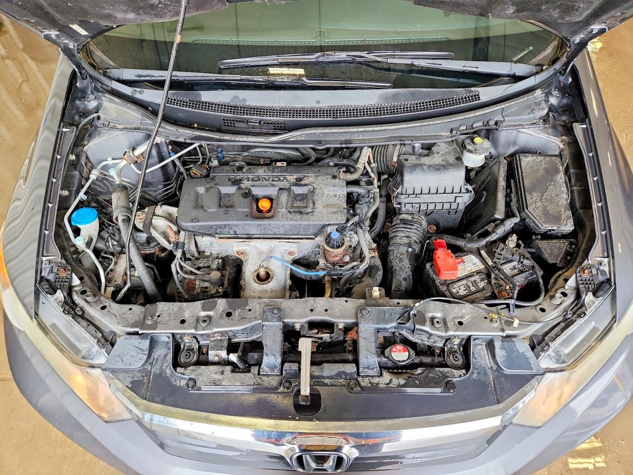 2012 Honda Civic Lx Gray vin: 19XFB2F58CE074667