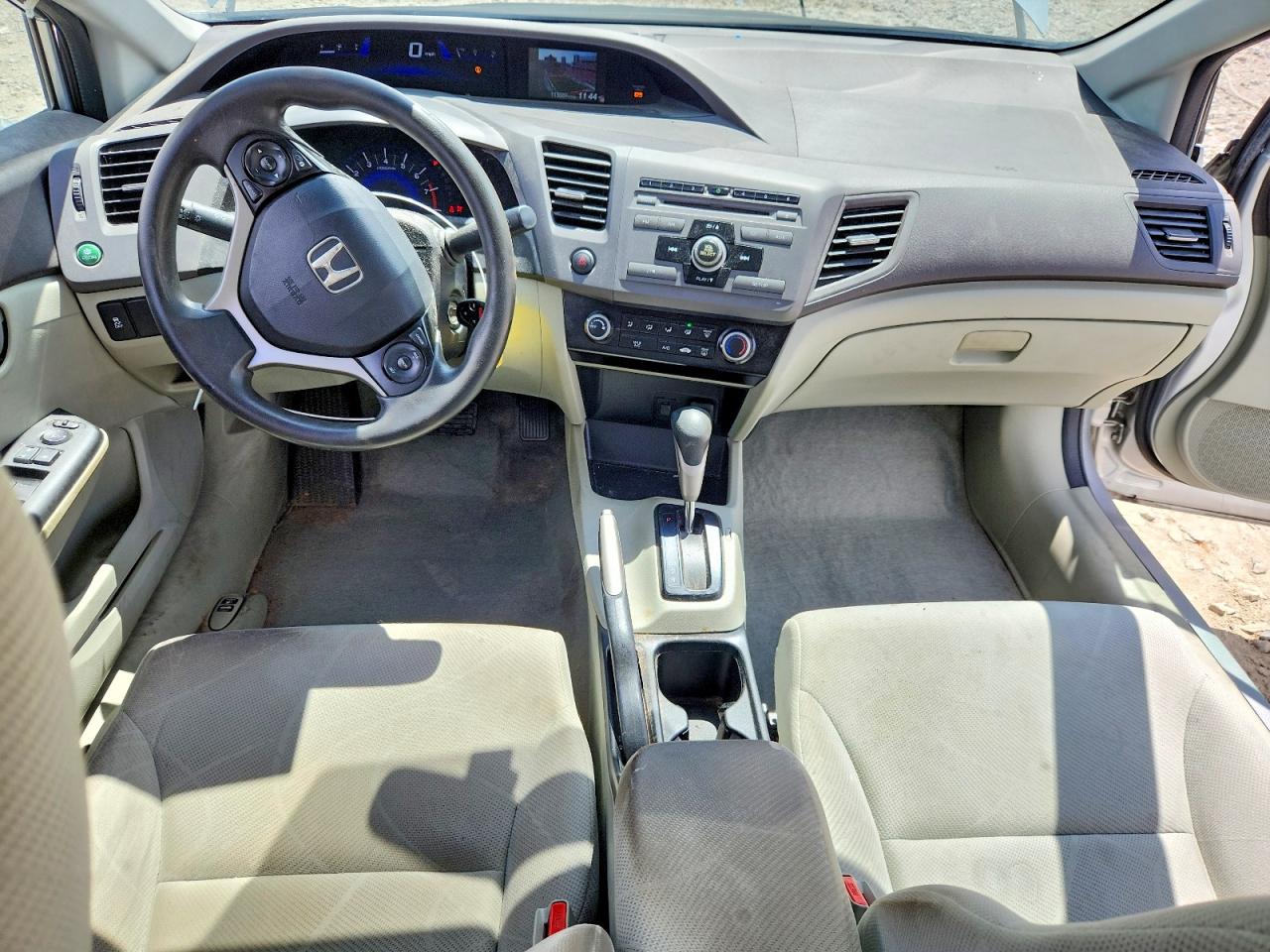 2012 Honda Civic Lx Silver vin: 19XFB2F58CE077942