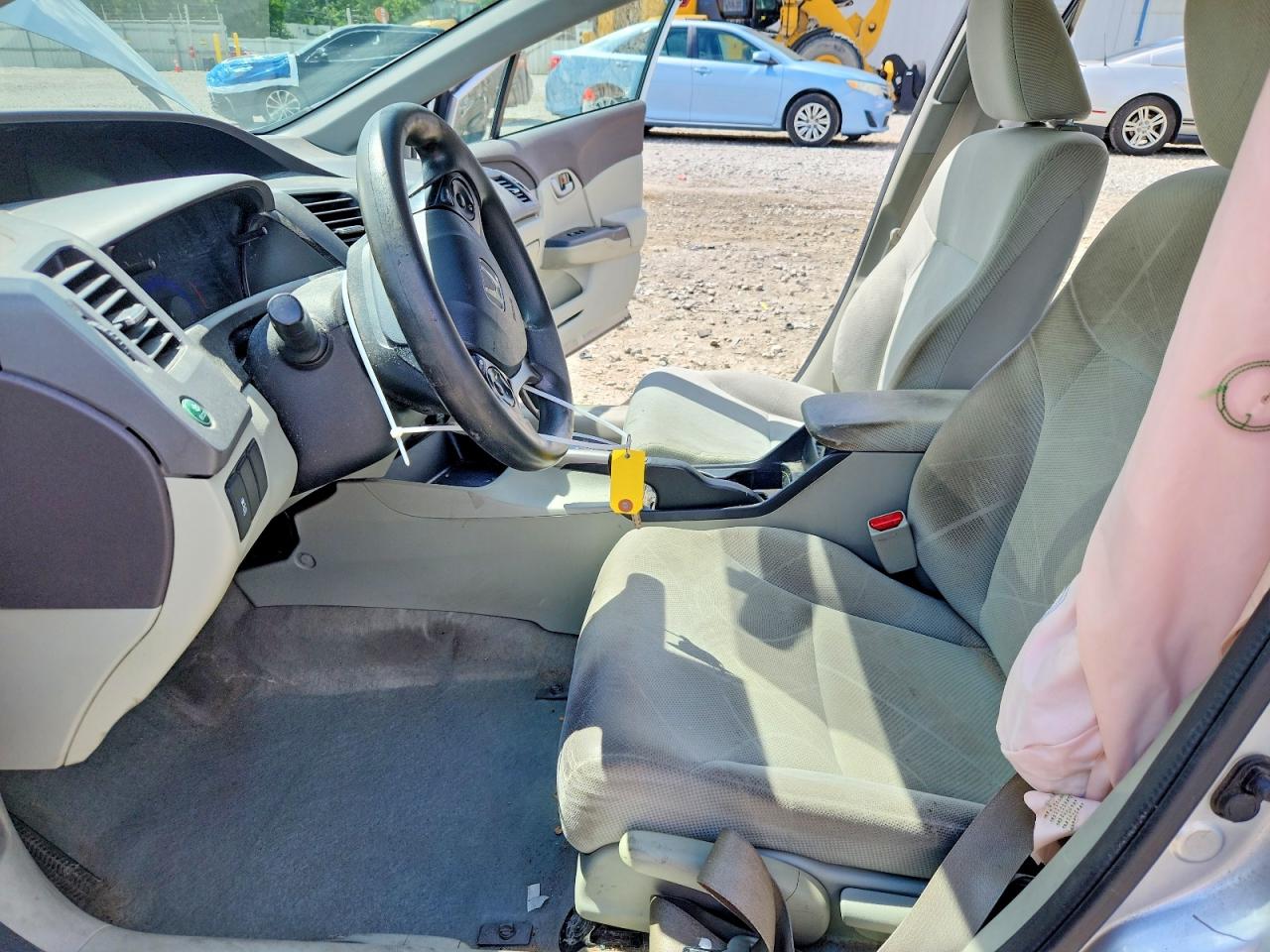 2012 Honda Civic Lx Silver vin: 19XFB2F58CE077942