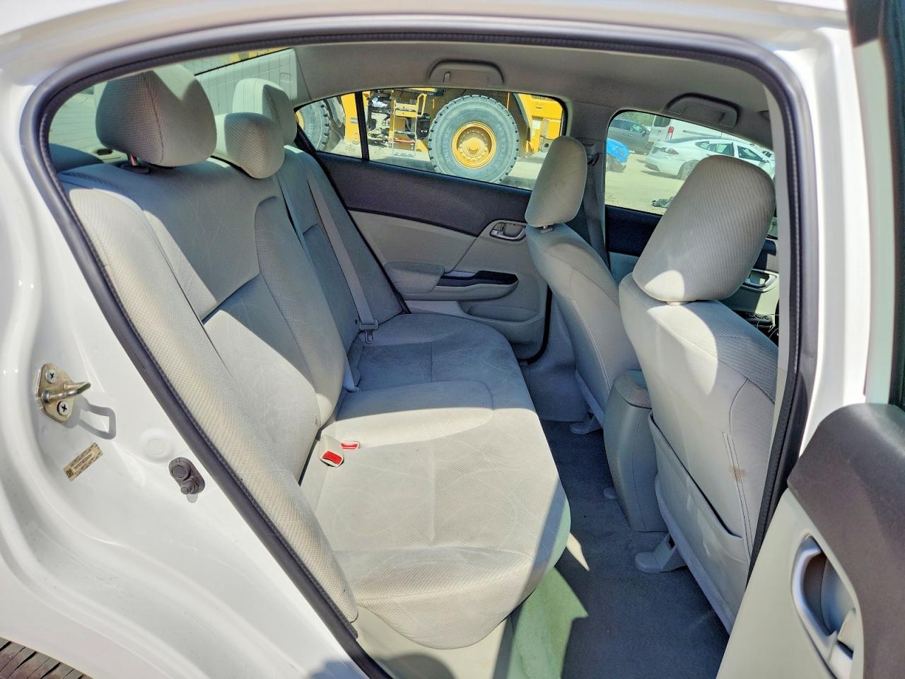 2012 Honda Civic Lx White vin: 19XFB2F58CE086561