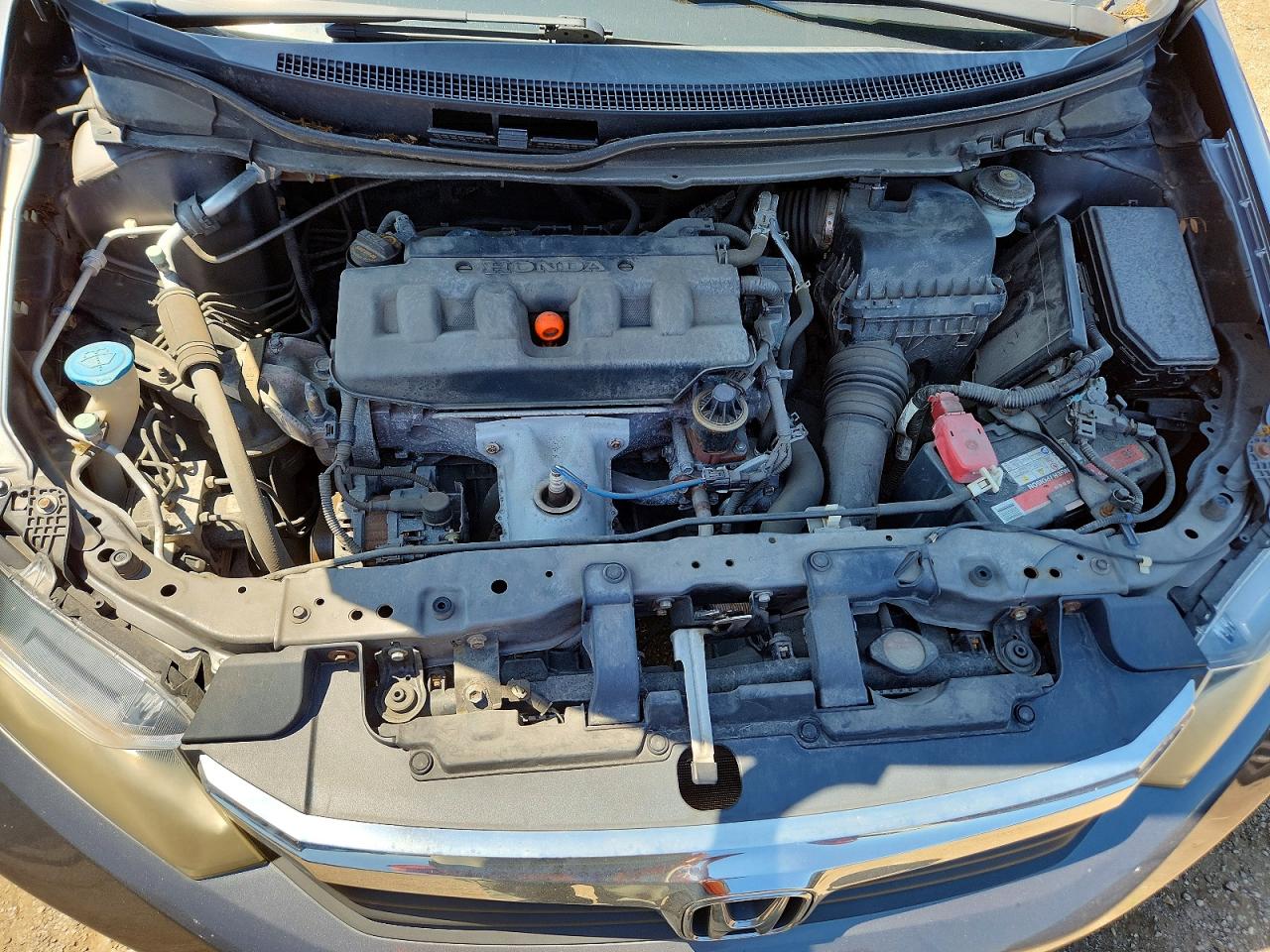 2012 Honda Civic Lx Gray vin: 19XFB2F58CE097740