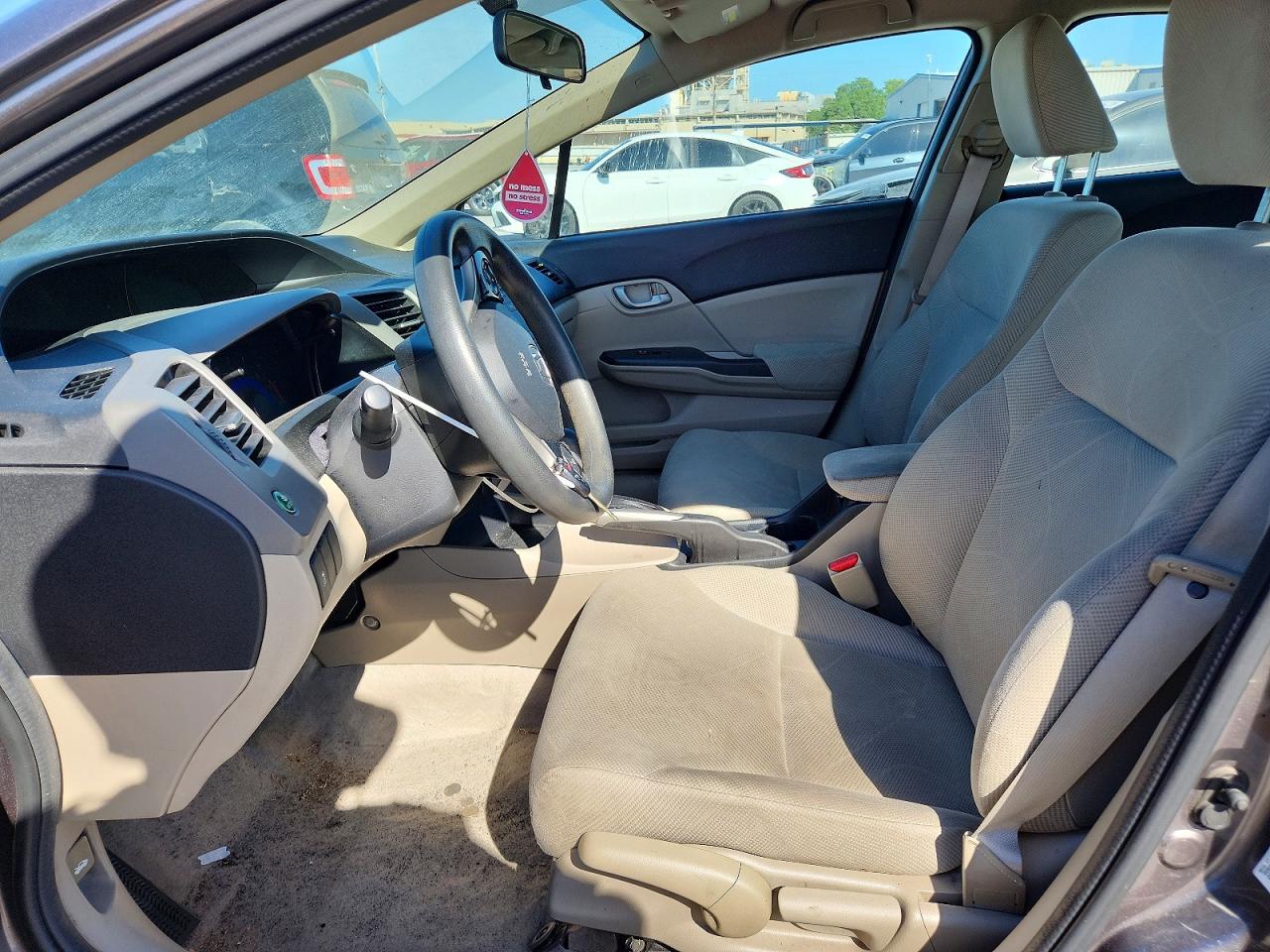 2012 Honda Civic Lx Gray vin: 19XFB2F58CE105321