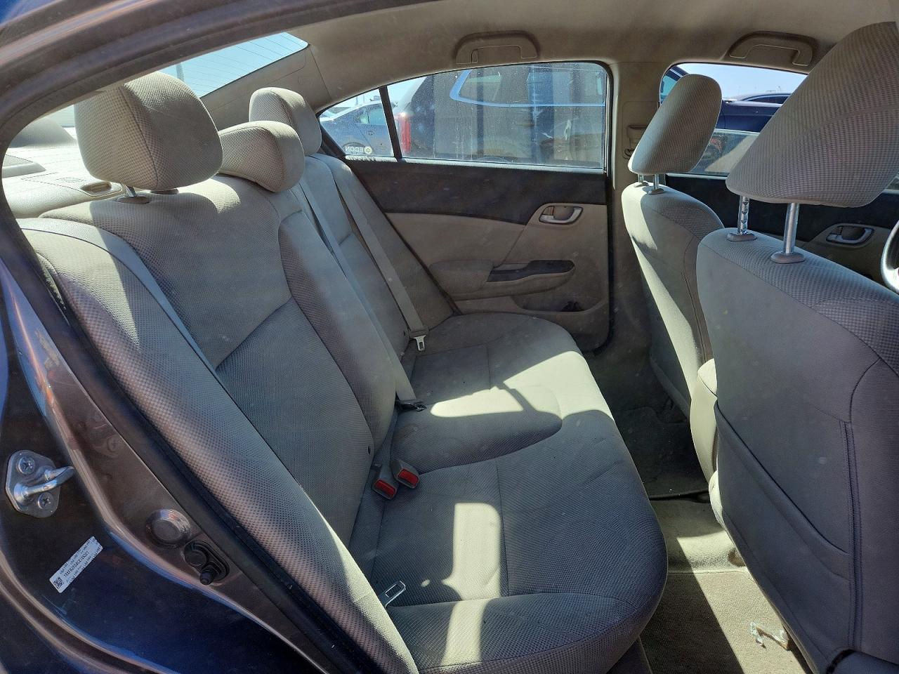 2012 Honda Civic Lx Gray vin: 19XFB2F58CE105321