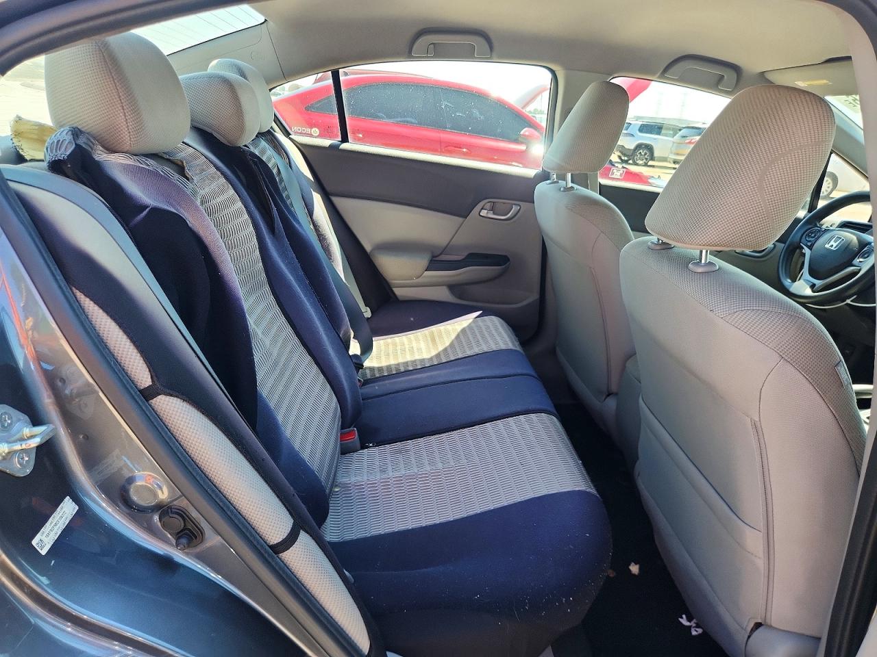 2012 Honda Civic Lx Gray vin: 19XFB2F58CE106372