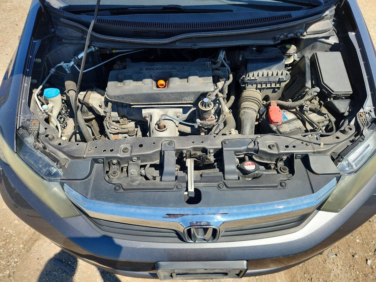 2012 Honda Civic Lx Gray vin: 19XFB2F58CE106372