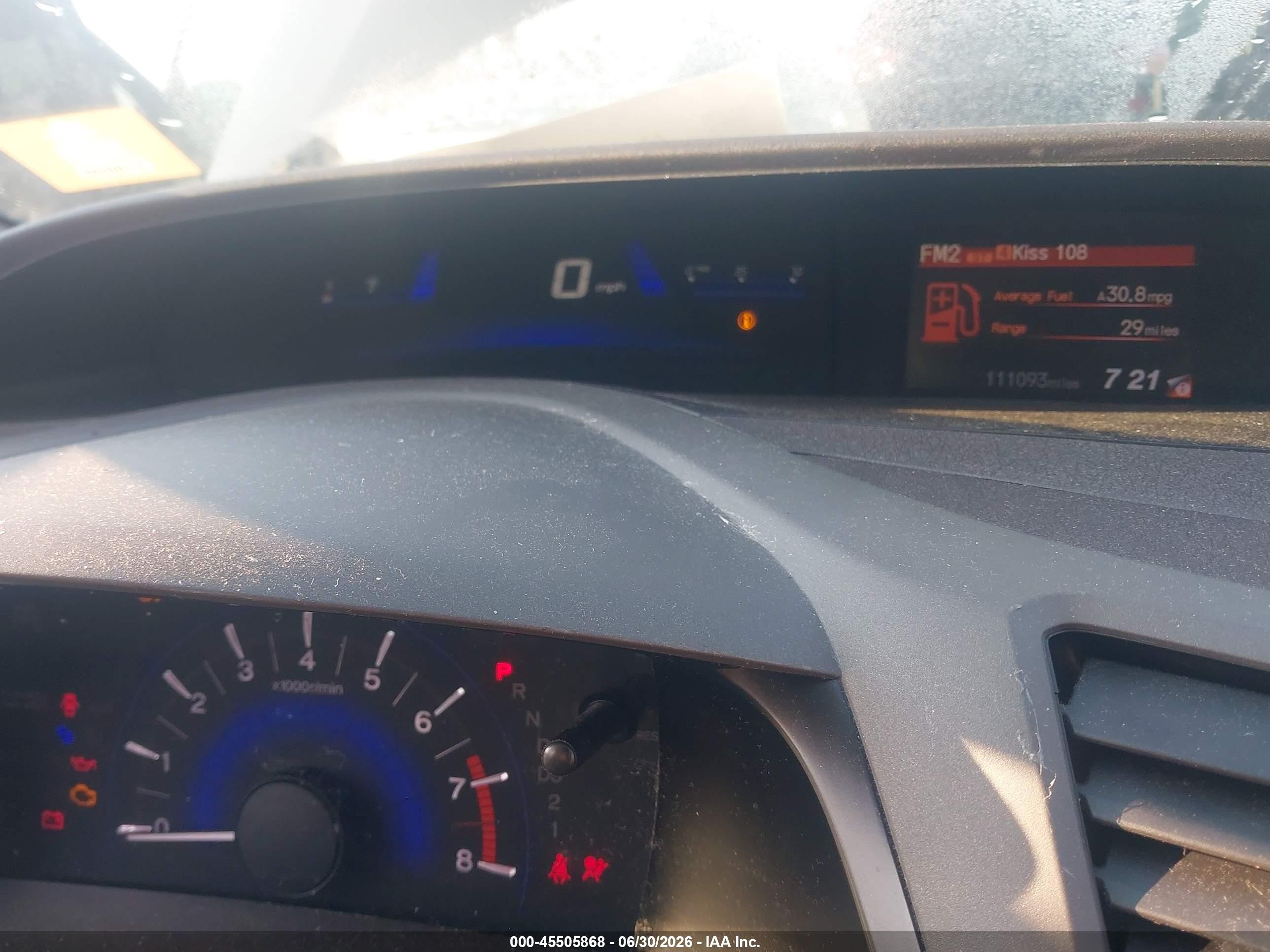 2012 Honda Civic Lx Gray vin: 19XFB2F58CE354573
