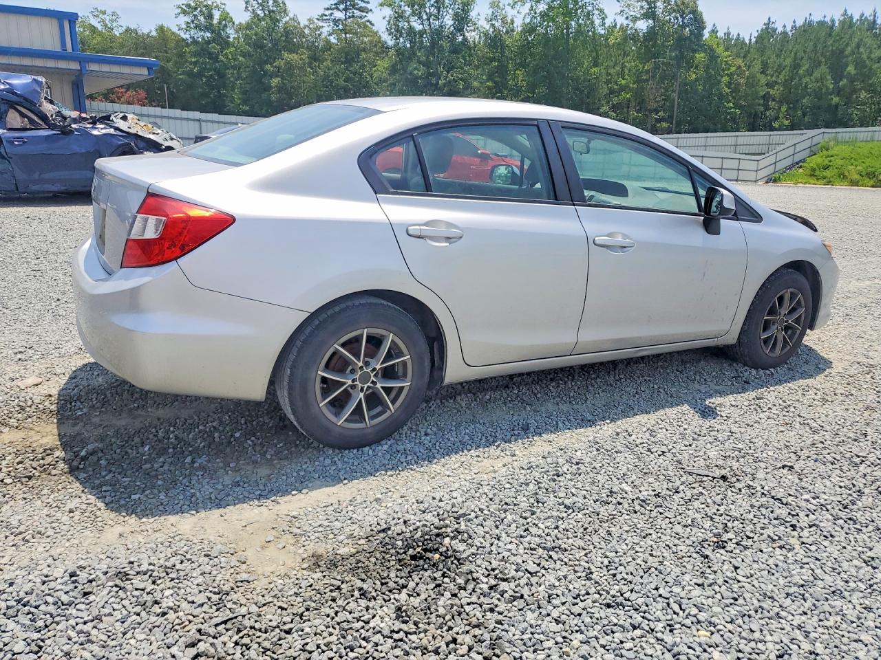 2012 Honda Civic Lx Silver vin: 19XFB2F58CE359742