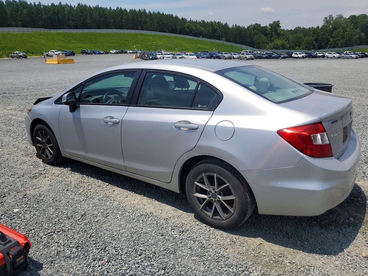 2012 Honda Civic Lx Silver vin: 19XFB2F58CE359742