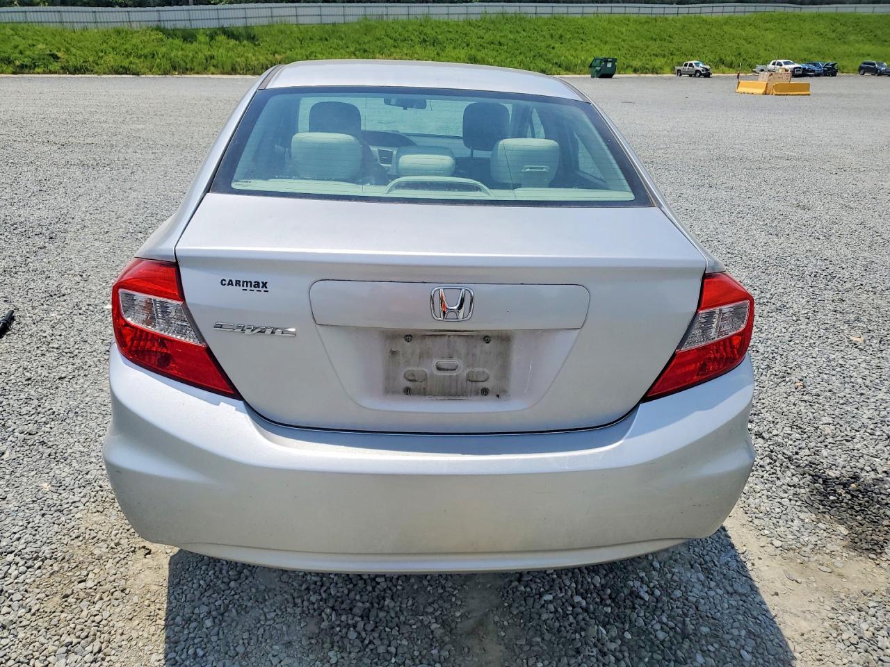 2012 Honda Civic Lx Silver vin: 19XFB2F58CE359742