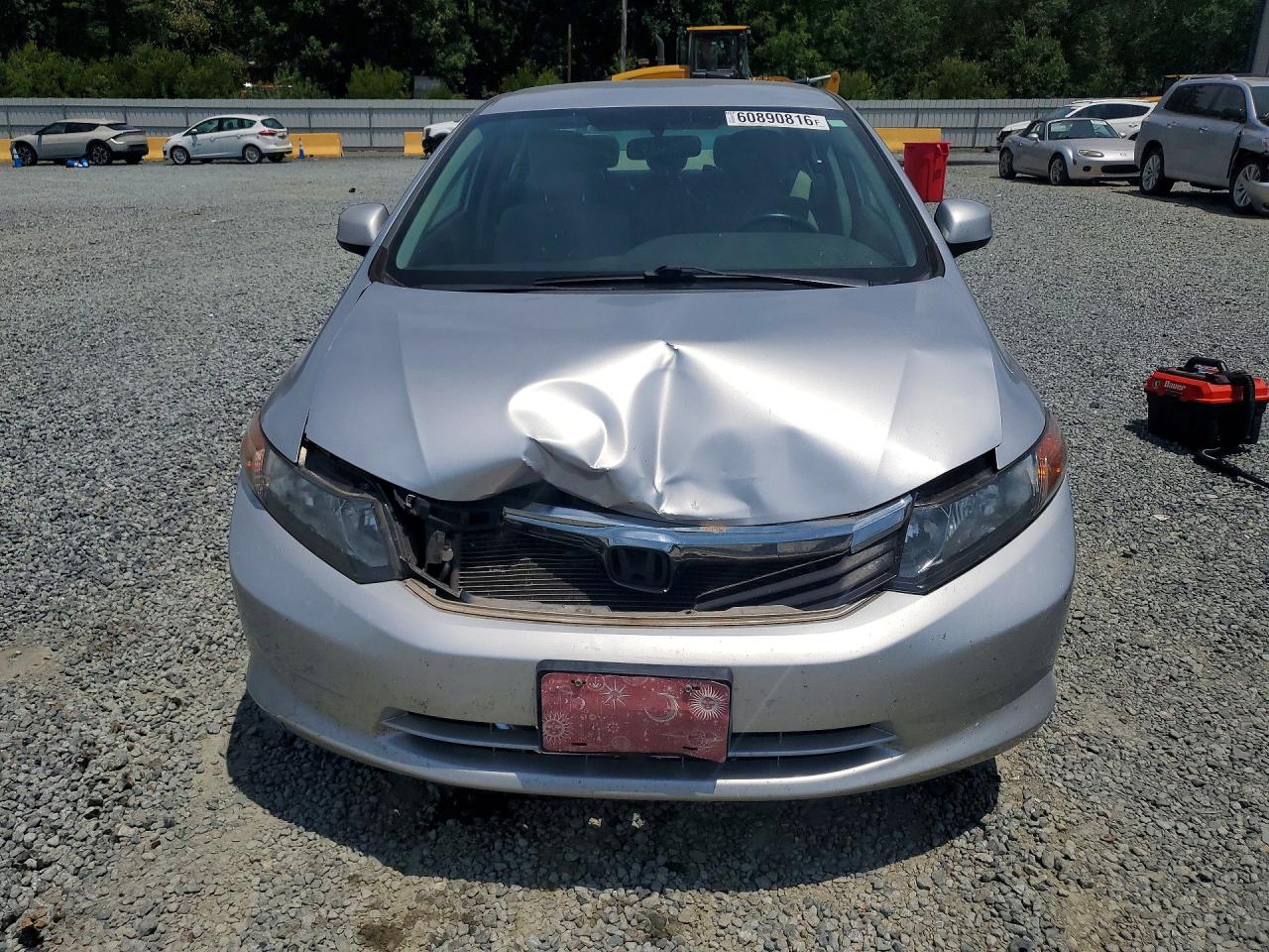 2012 Honda Civic Lx Silver vin: 19XFB2F58CE359742