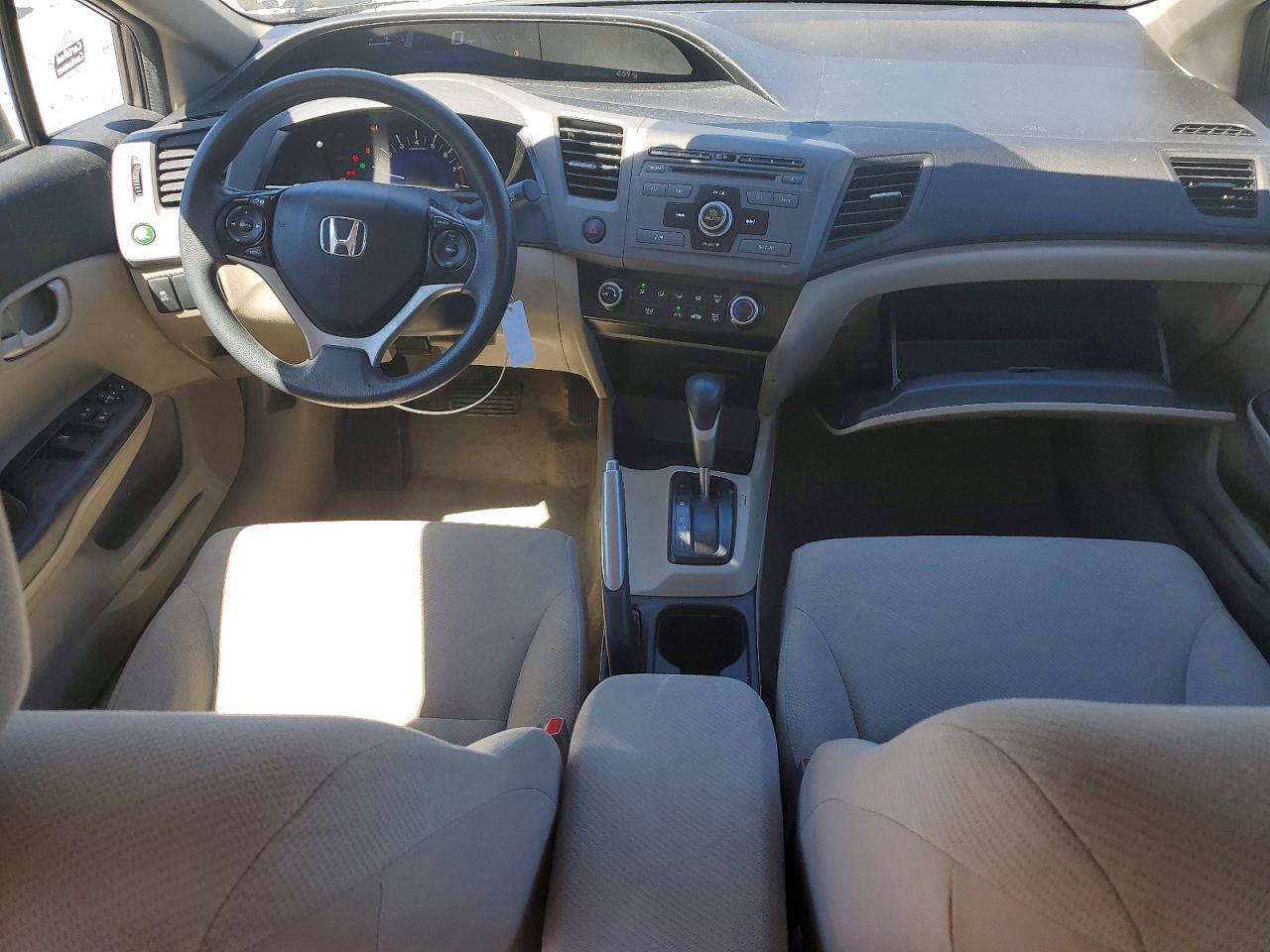 2012 Honda Civic Lx Gray vin: 19XFB2F58CE372944