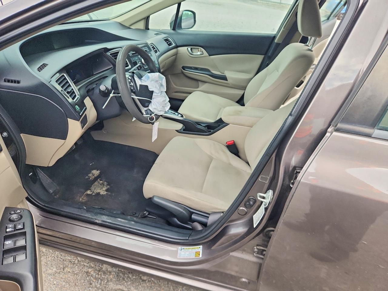 2013 Honda Civic Lx Gray vin: 19XFB2F58DE007147
