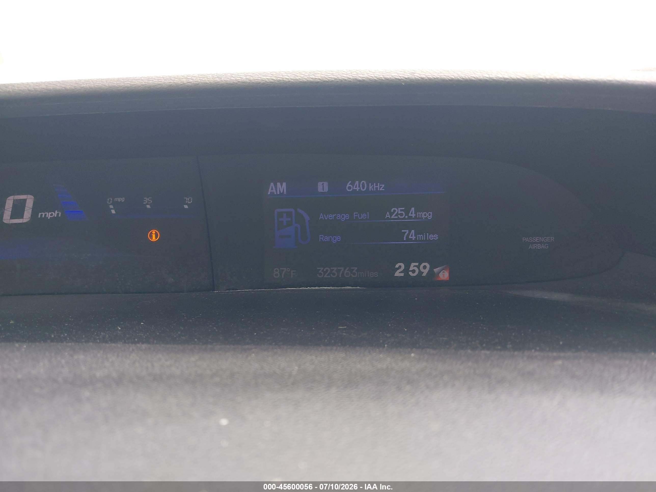 2013 Honda Civic Lx Blue vin: 19XFB2F58DE016950