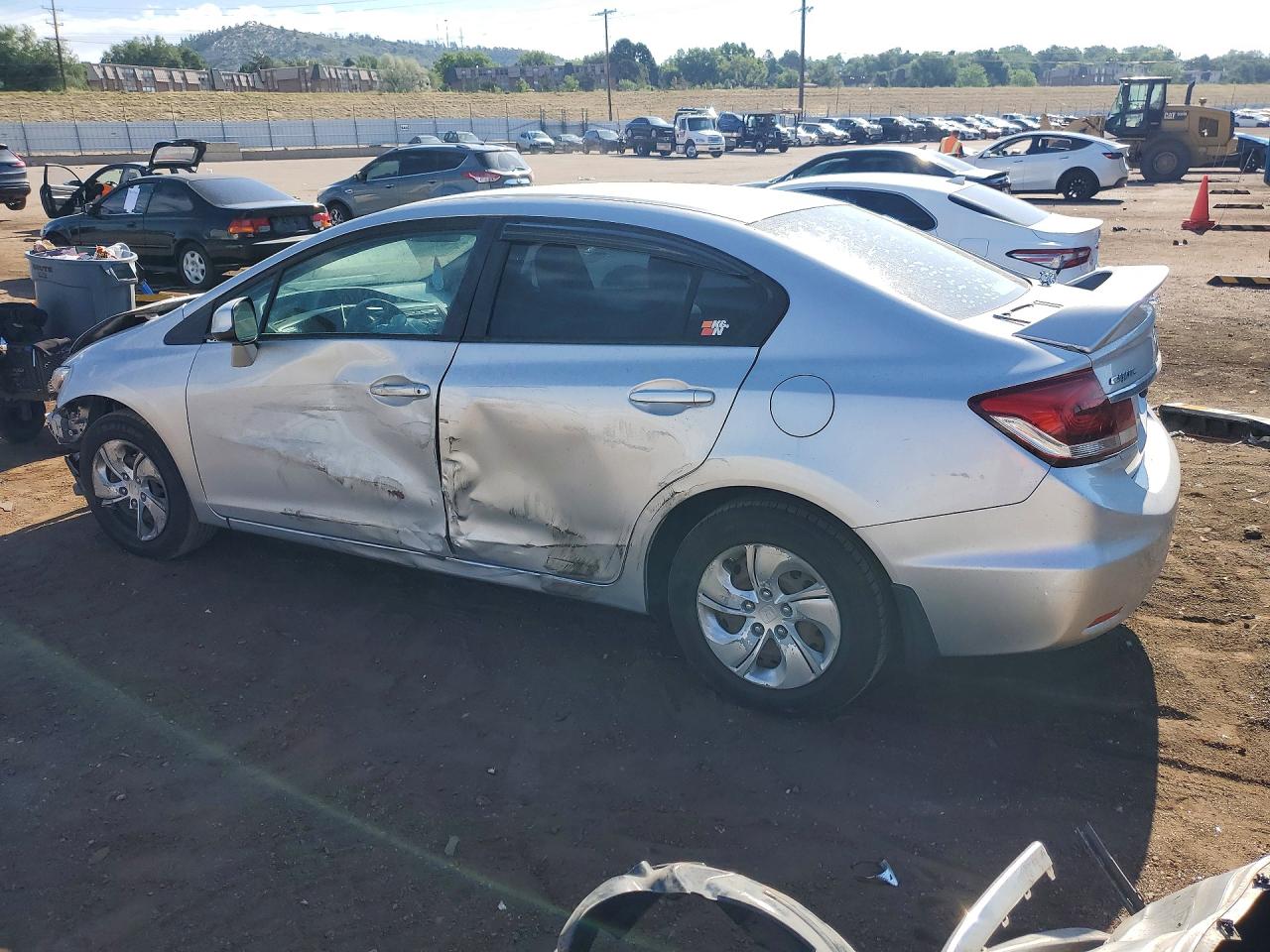 2013 Honda Civic Lx Серебряный vin: 19XFB2F58DE028001