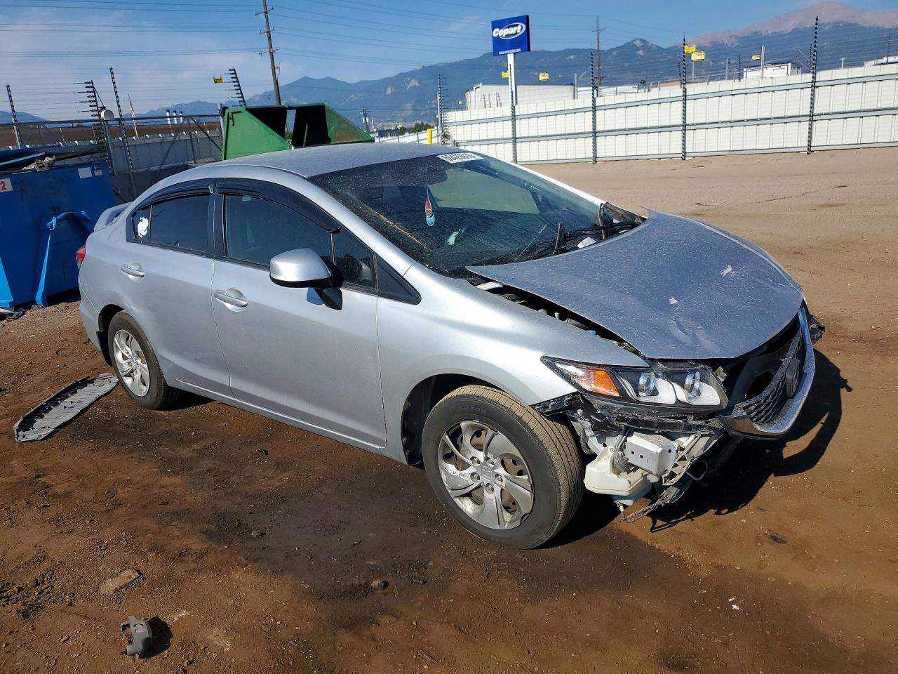2013 Honda Civic Lx Серебряный vin: 19XFB2F58DE028001