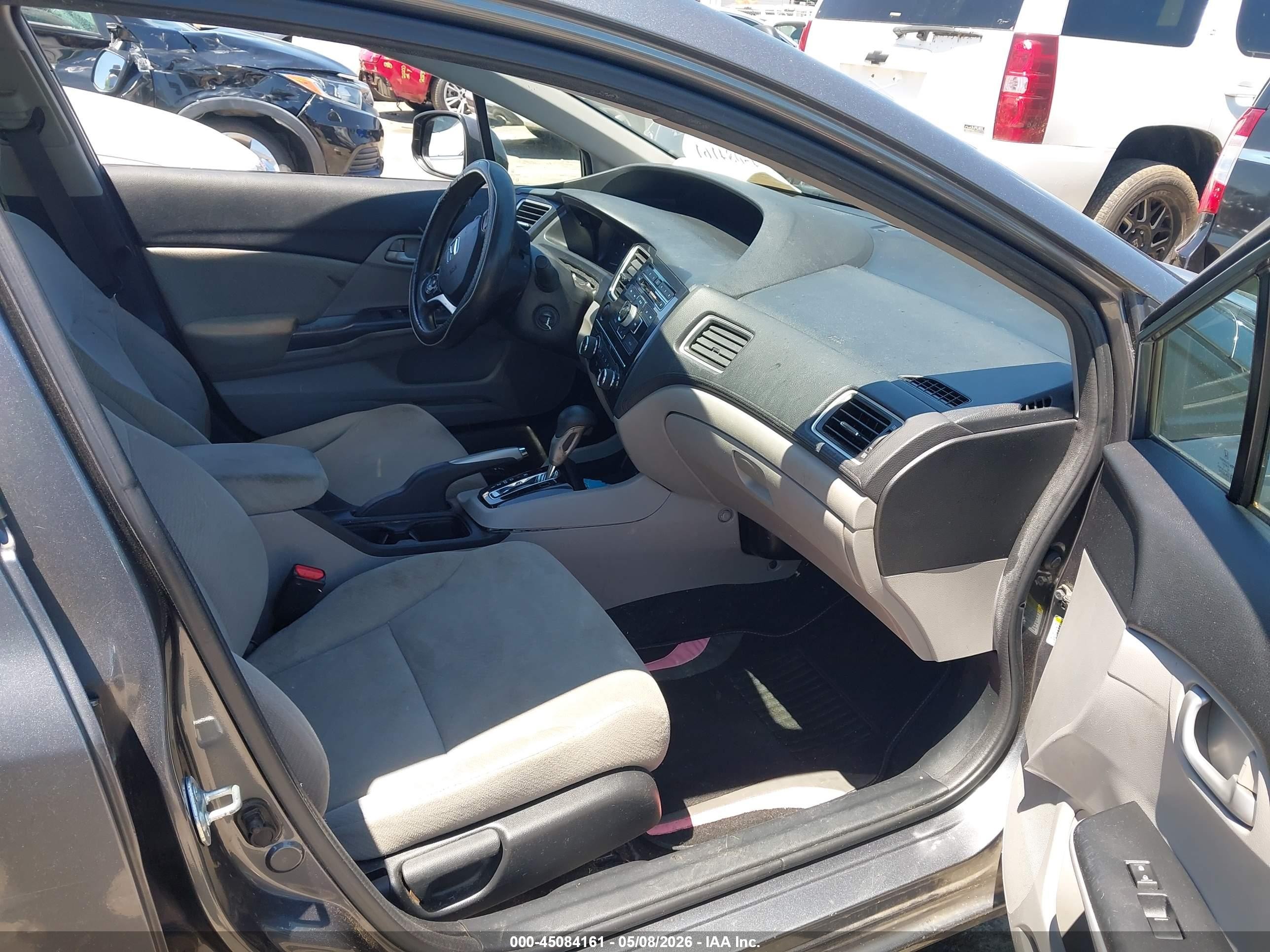 2013 Honda Civic Lx Gray vin: 19XFB2F58DE032694