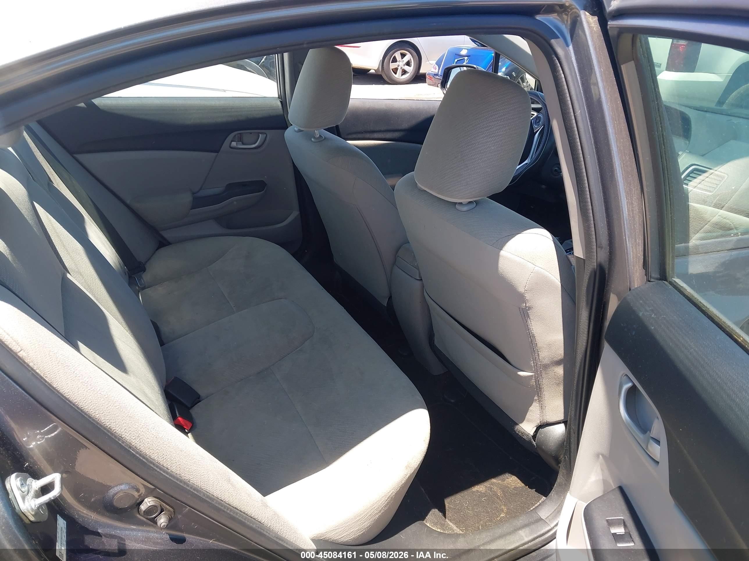2013 Honda Civic Lx Gray vin: 19XFB2F58DE032694