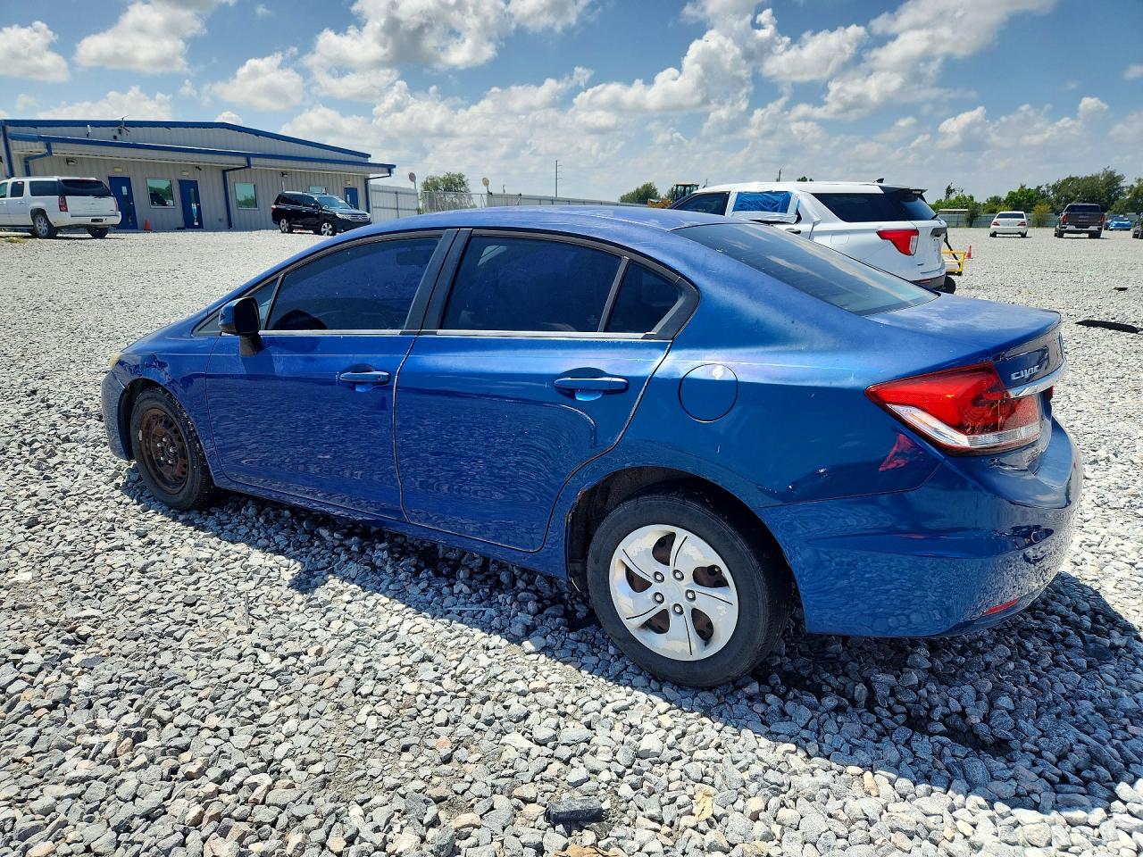 2013 Honda Civic Lx Синий vin: 19XFB2F58DE034798
