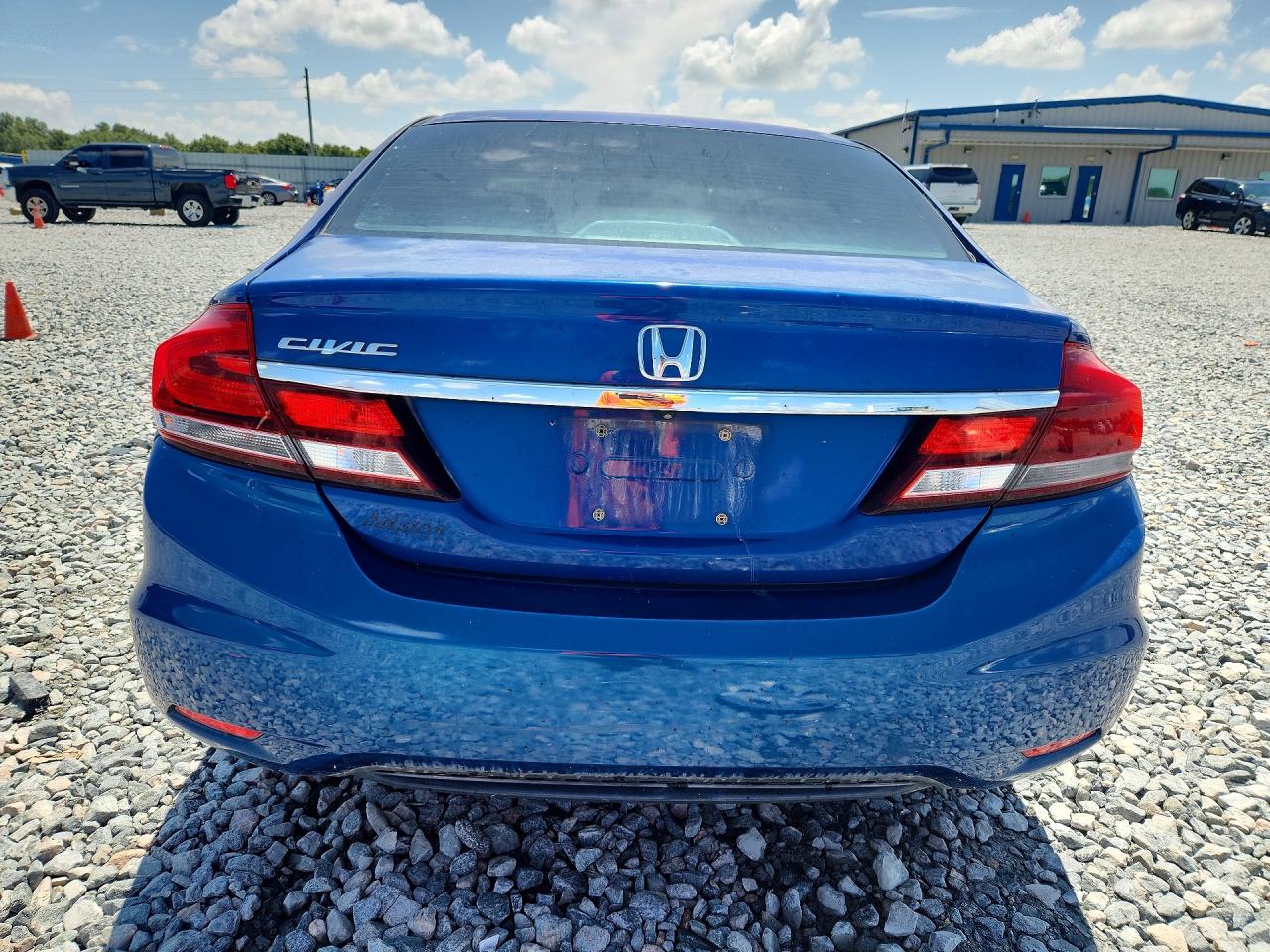 2013 Honda Civic Lx Синий vin: 19XFB2F58DE034798