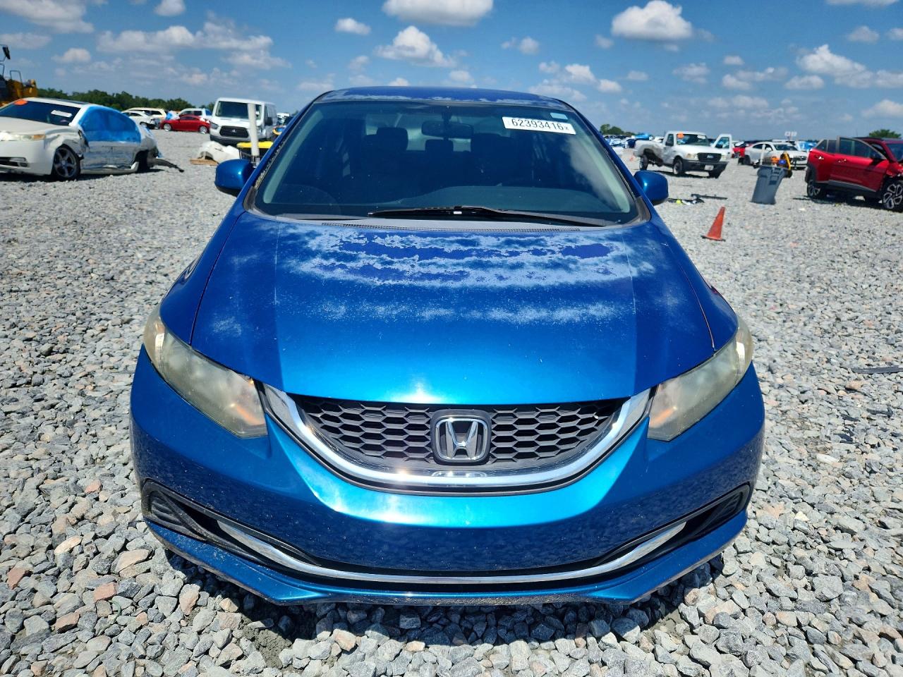 2013 Honda Civic Lx Синий vin: 19XFB2F58DE034798
