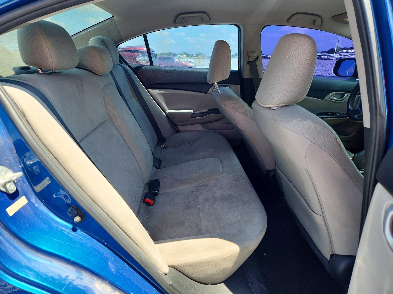 2013 Honda Civic Lx Синий vin: 19XFB2F58DE034798