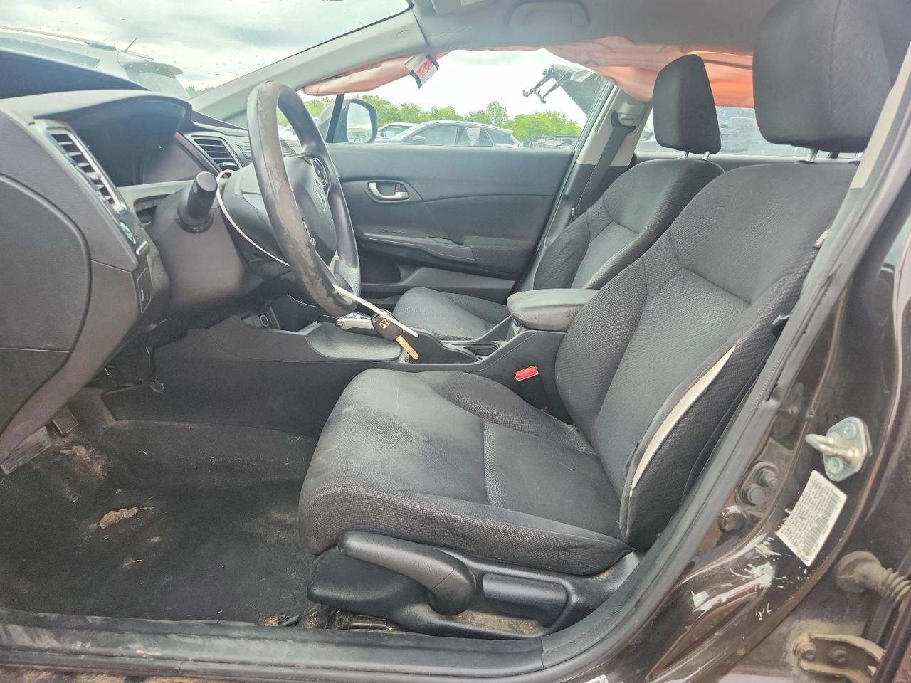 2013 Honda Civic Lx Brown vin: 19XFB2F58DE035983