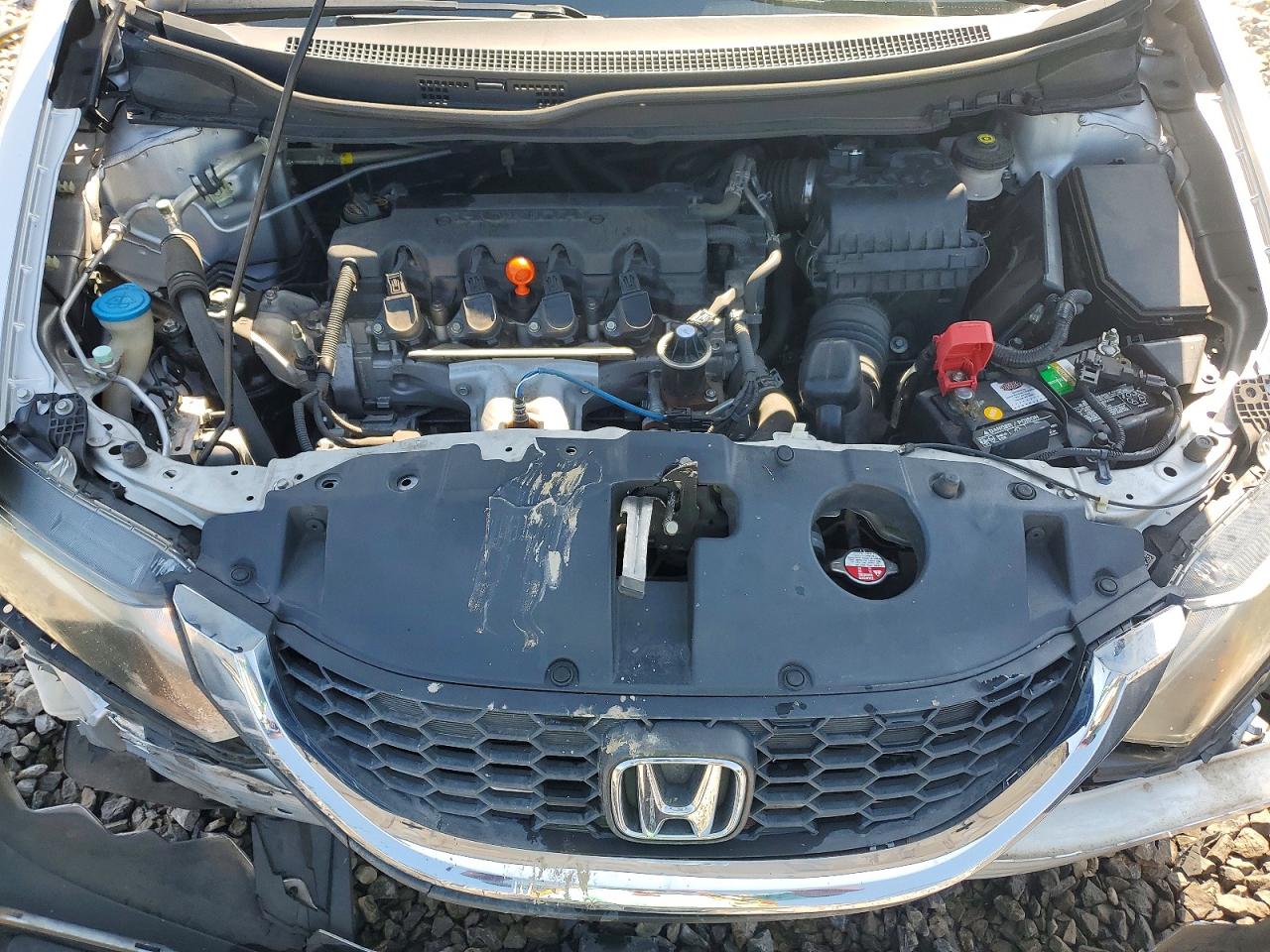 2013 Honda Civic Lx Silver vin: 19XFB2F58DE045784