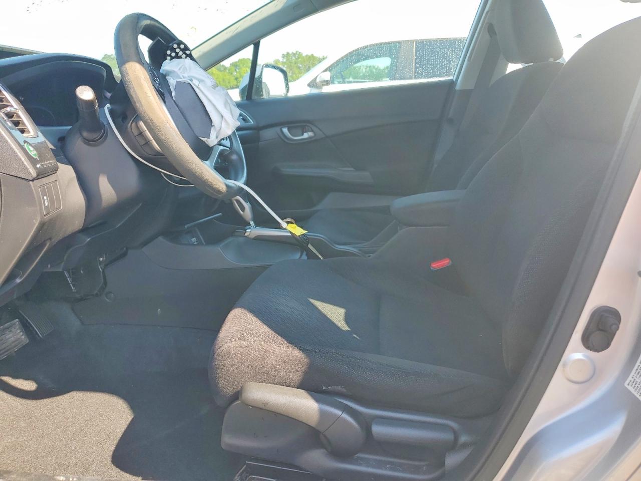2013 Honda Civic Lx Silver vin: 19XFB2F58DE045784
