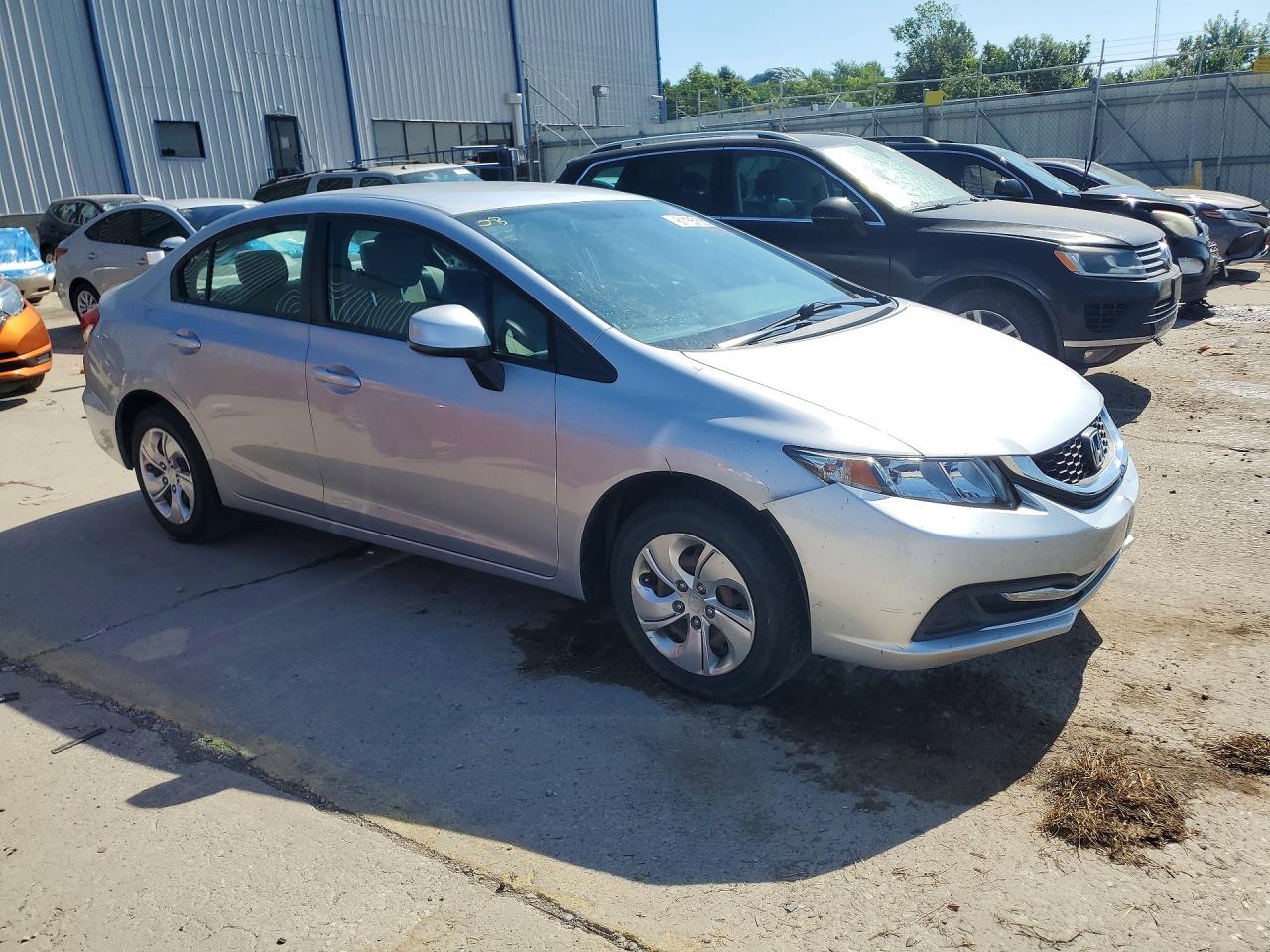 2013 Honda Civic Lx Серый vin: 19XFB2F58DE069700